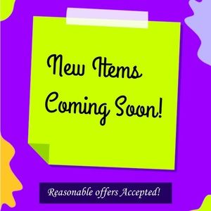 New Items will be posted throughout the day!